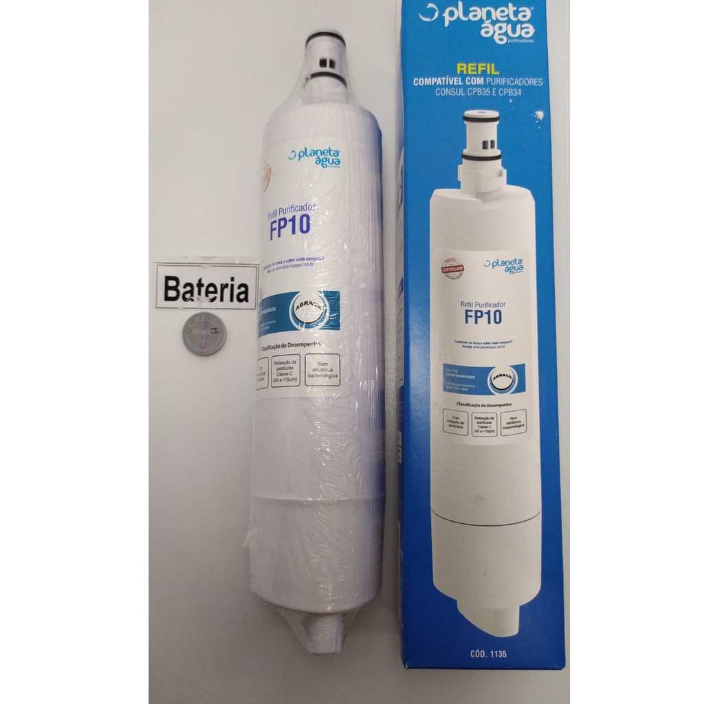 Refil Para Purificador Consul Cpb34 , Cpb 34ab , Cpb34as , Cpb34af , Cpc35 ,cpc35 , Cpb36af, Cpb36ab - Fp10 - Plan.Água