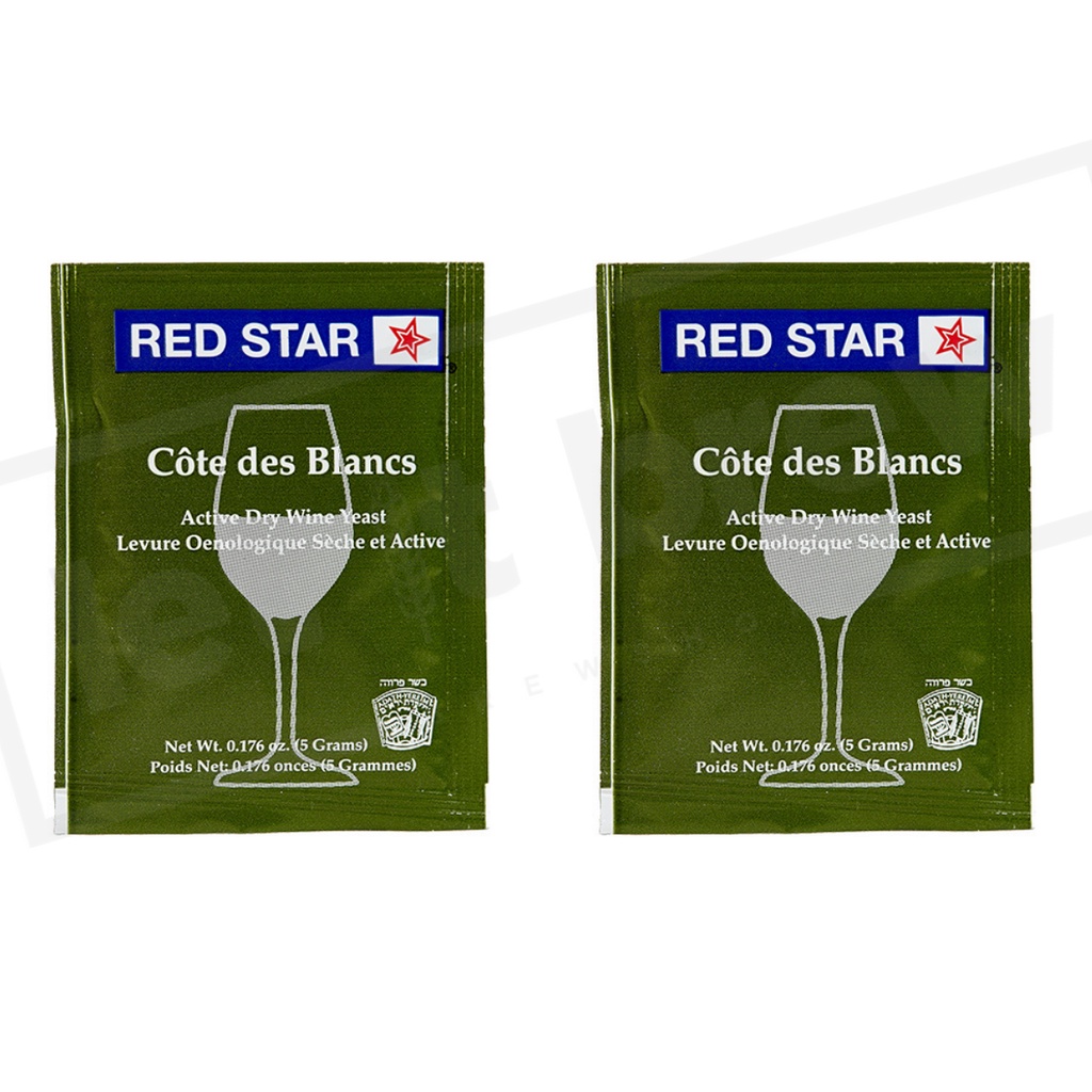 2 fermento Red Star Côte Des Blancs - Vinho / Hidromel em Oferta na Shopee