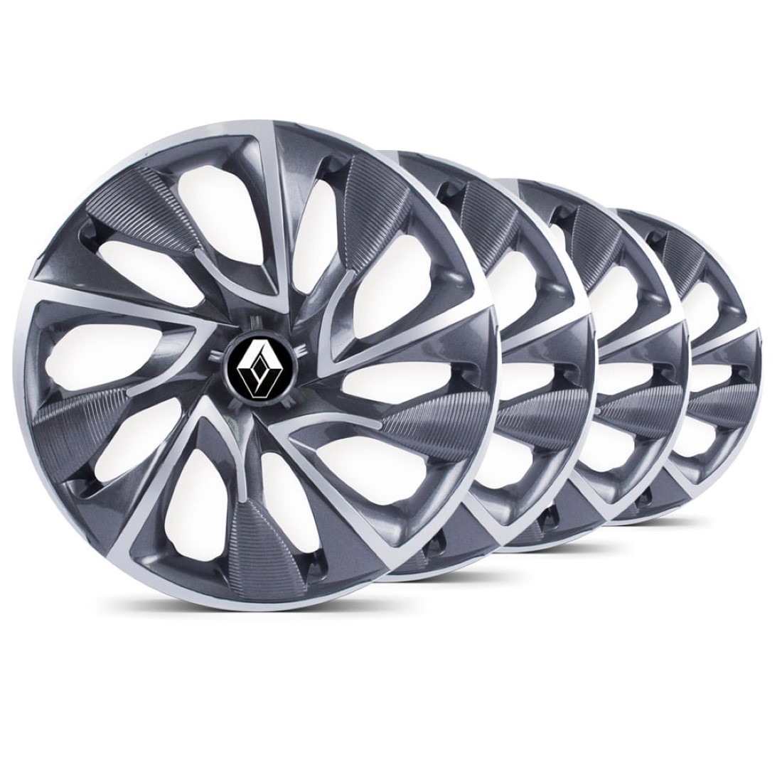 Jogo Calota DS4 Sport Cup 4x100 /4x108 Aro 14 Renault | Shopee Brasil