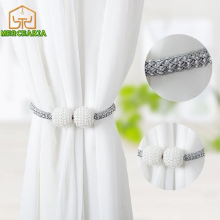 4 Pcs Peça Langsir Imitação Ímã Cinto De Pérolas Fivela De Cinto Cortina De Tecido Corda Livre Soco Clipe De Volta em Oferta na Shopee