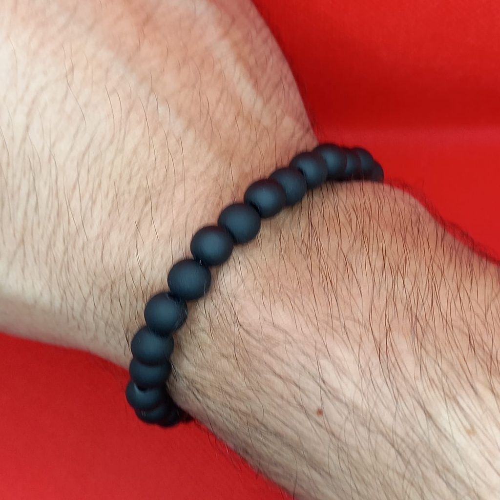 Pulseira de Esferas foscas. Resistentes. Ótima qualidade.