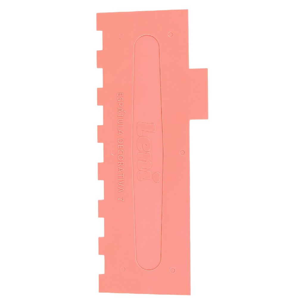 Espátula Decorativa 7 leni Blue Star Grande Para Bolo Régua Raspadora Alisadora Textura Confeitar