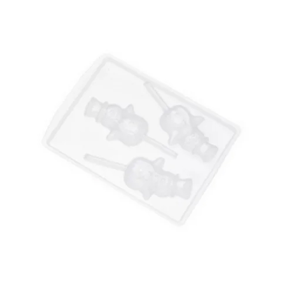 Forma de Acetato Pirulito Boneco de Neve Ref. 650 Crystal - Home & Living