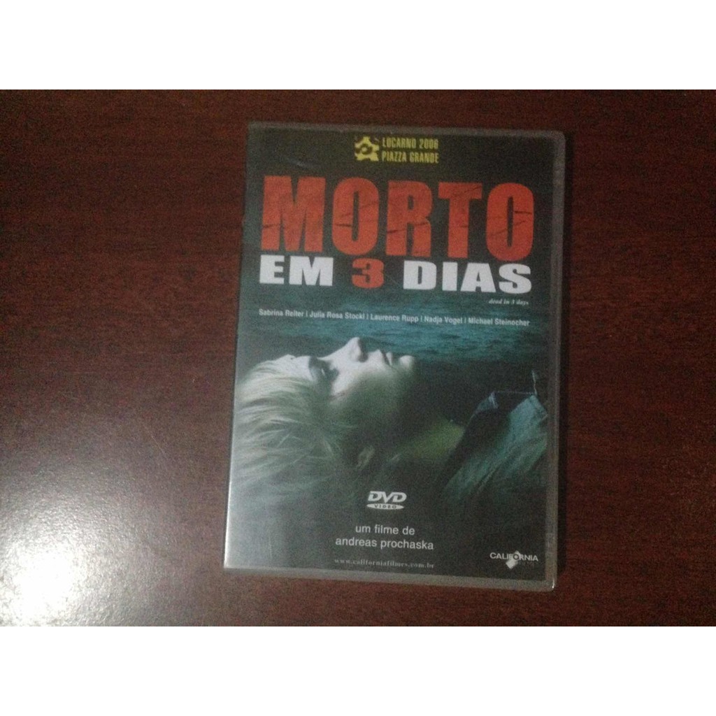 Dvd Morto Em 3 Dias Andreas Prochaska Otimo Estado