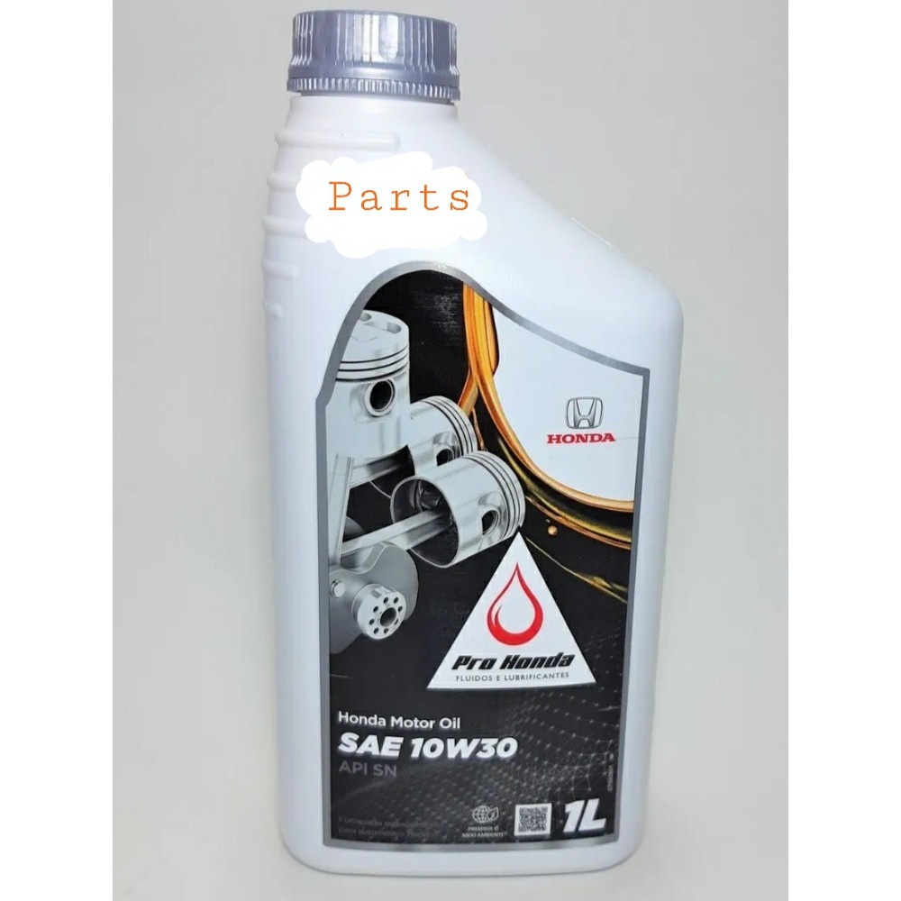 Óleo De Motor Honda 10w30 Sn Mineral Genuína P/ Civic City Fit Accord Contém: 1 Litro em Oferta na Shopee