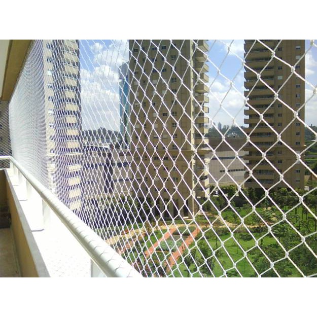 Kit rede tela proteção apartamento janela 1,30 x 2,10 preto - BKT - Cercado  e Segurança - Magazine Luiza