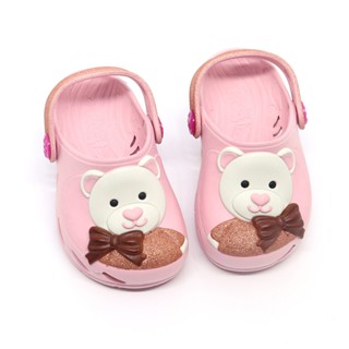 Sandália Infantil Menina Urso Ursinha Confortável Macia Leve Antiderrapante Laço Fofo Original em Oferta na Shopee