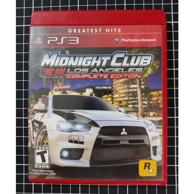 Jogo PS3 Midnight Club Los Angeles Complete Edition Shopee Brasil