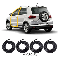Borrachas Vedação Crossfox 4 Portas 2010 2011 2012 2013 2014