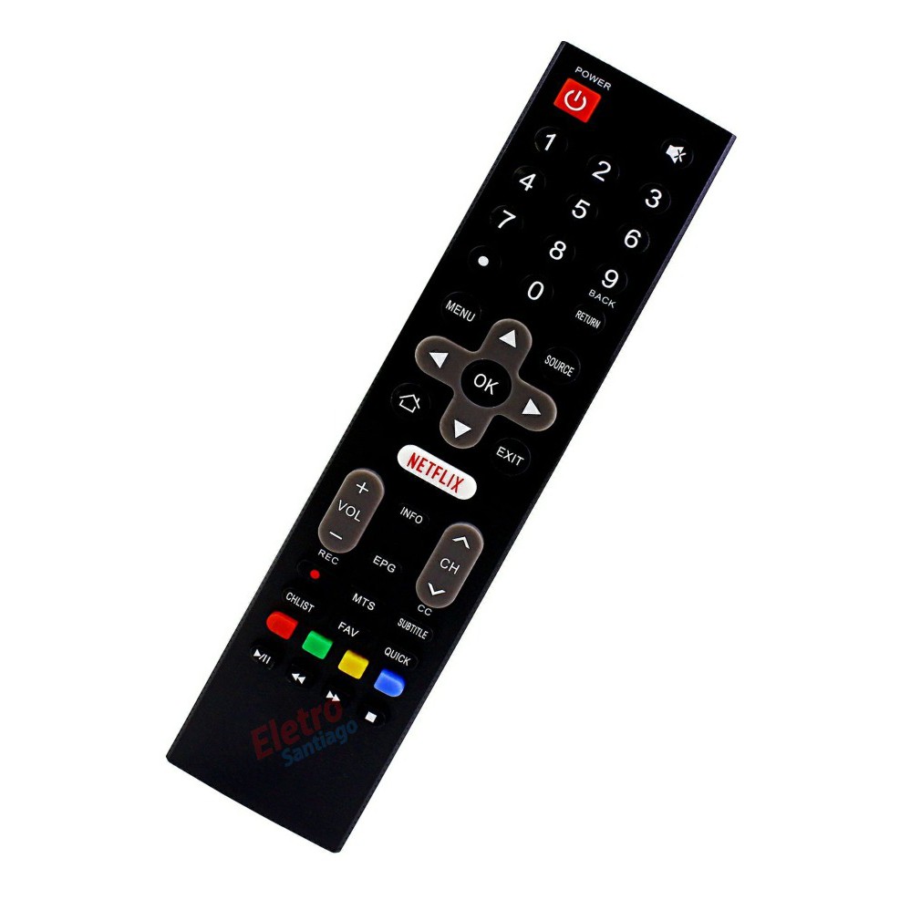 Controle Remoto De Tv para Philco led smart Ptv55u21dswnc