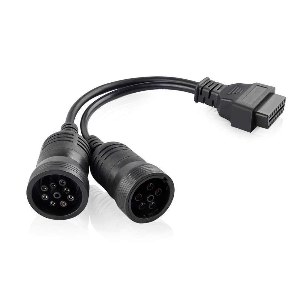 Venda quente Cabos Caminhão CDP Pro OBD2 cabo Caminhões ferramenta Diagnóstico do carro OBDII conecte o cabo 6pin & 9pin