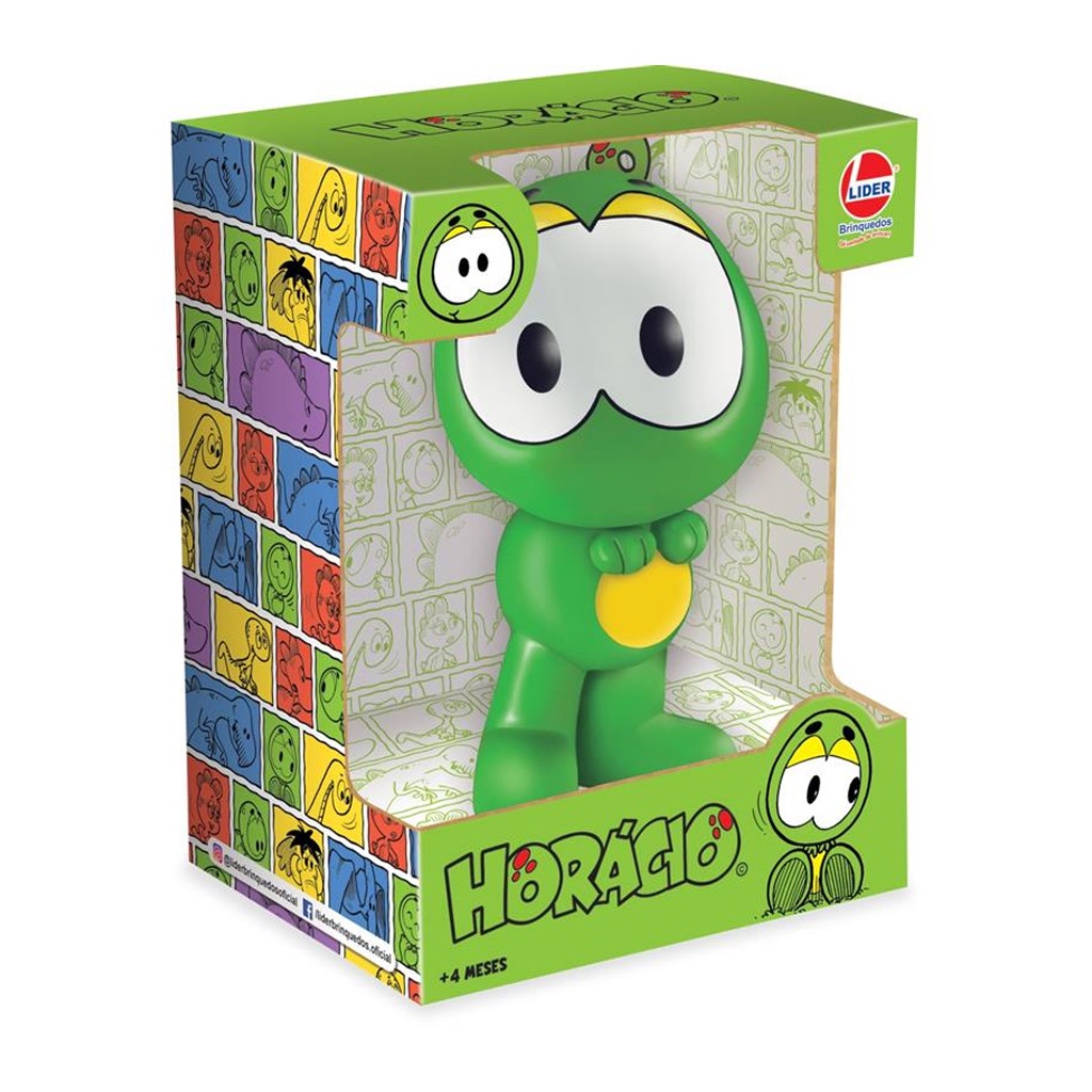 Boneco de Vinil Horácio Dino Turma da Mônica 3013 - Lider em Oferta na Shopee