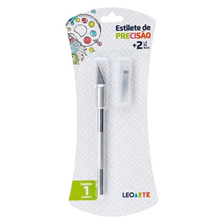 Estilete de Precisão Tipo Bisturi com 3 Laminas Uso Artistico em Oferta na Shopee