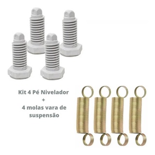 KIT 4 Un Pe Nivelador Electrolux Top8 4 Un Mola Vara Suspensao