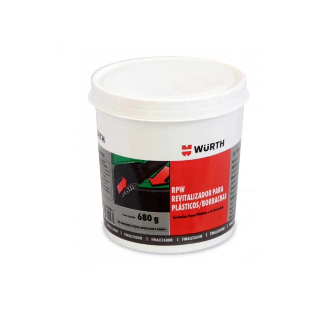 Limpeza Automotiva Revitalizador De Plásticos E Borrachas Rpw Wurth 680g