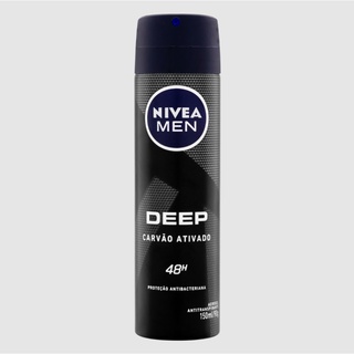 Desodorante Aerosol Nivea Men Deep Carvão Ativado 150Ml
