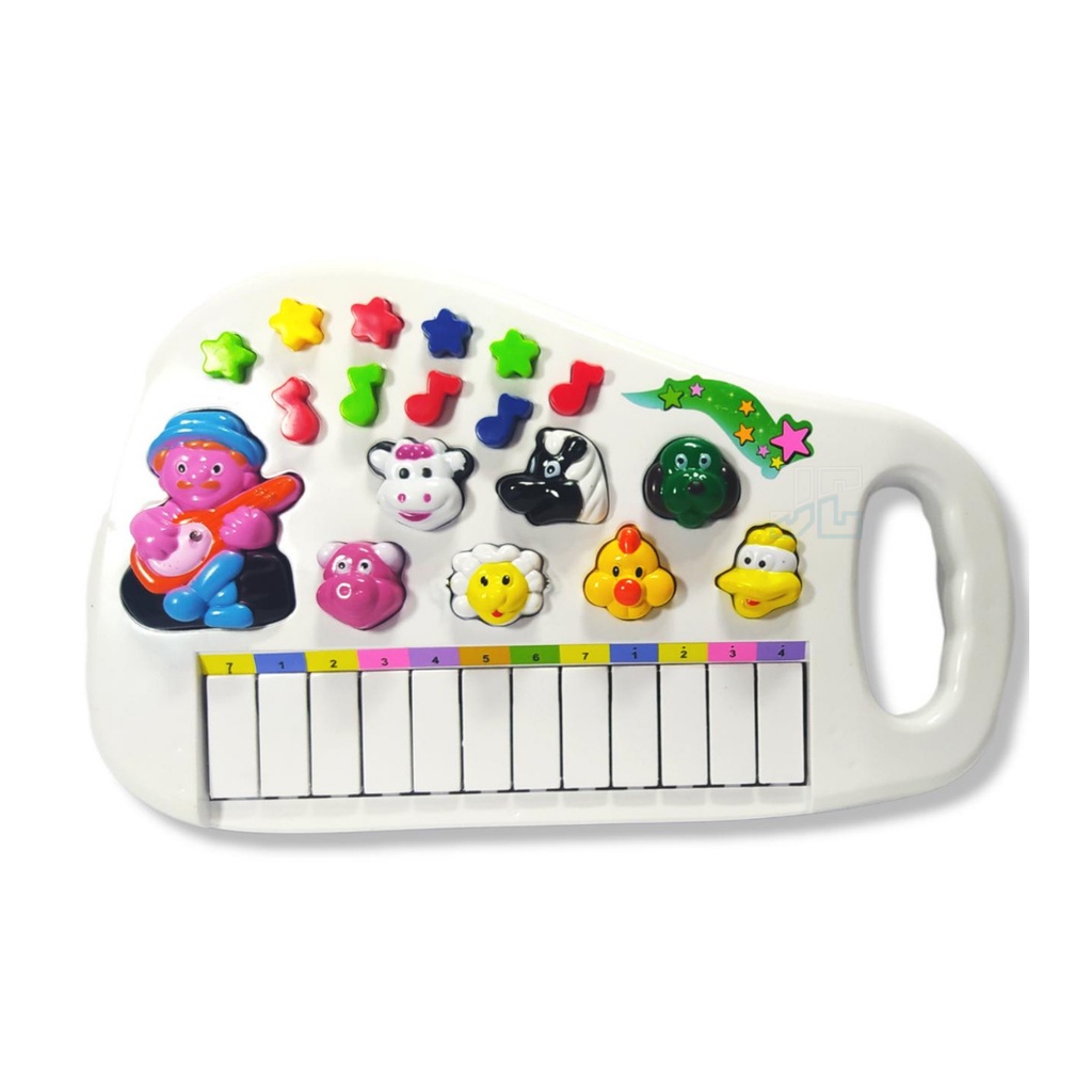 Piano Teclado Infantil Musical Educativo Som De Animais em Oferta na Shopee