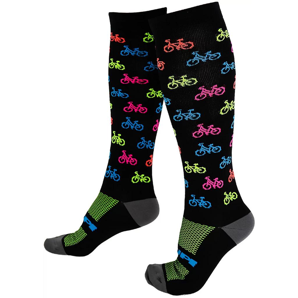 Meia Ciclismo Speed MTB Corrida Cano Longo Hupi Bike Colors