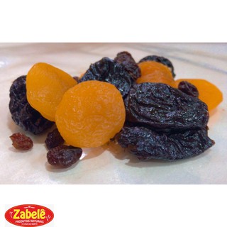 Mix de Frutas - Damasco, Uva Passa e Ameixa 1.5 kg - Zabelê Naturais.