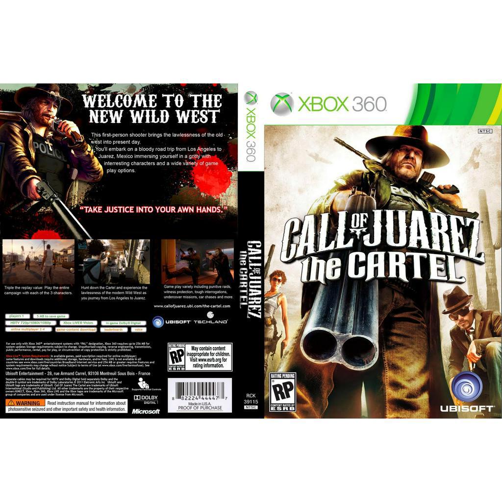 Call Of Juarez Cartel P/ XBOX360 (LTU/LT/JTAG/RGH)