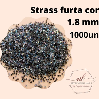 Strass furta cor 1.8 mm 2 mm joias de unhas pedrarias atacadinho