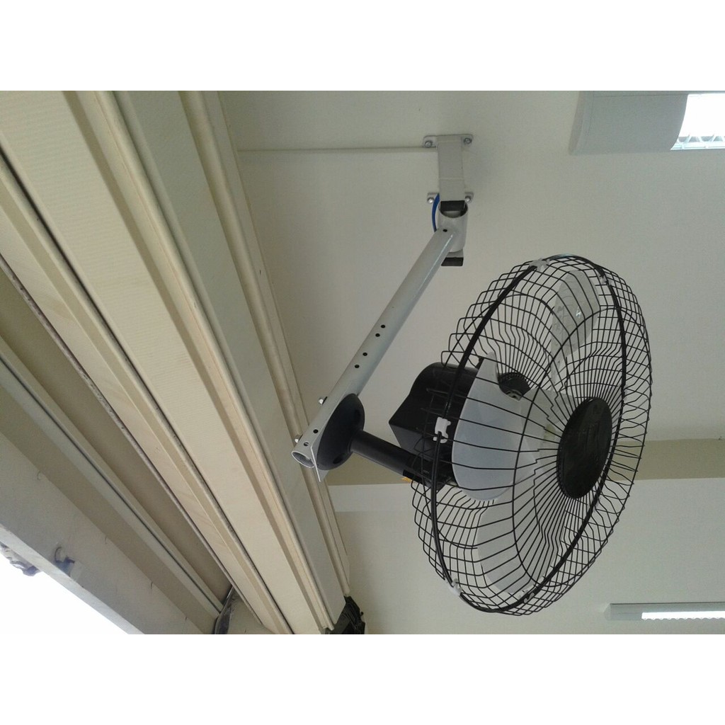 Suporte para Ventilador de Parede para Instalação no teto Fixo com Chapa Quadrada