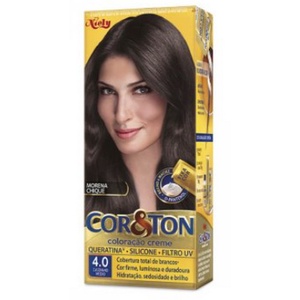 Tintura Creme Cor & Tom Niely 4.0 Castanho Médio