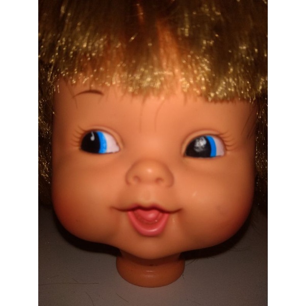 Cabeça Boneca Pedrita Estrela Reposição Sucata Excelente Estado Anos 80