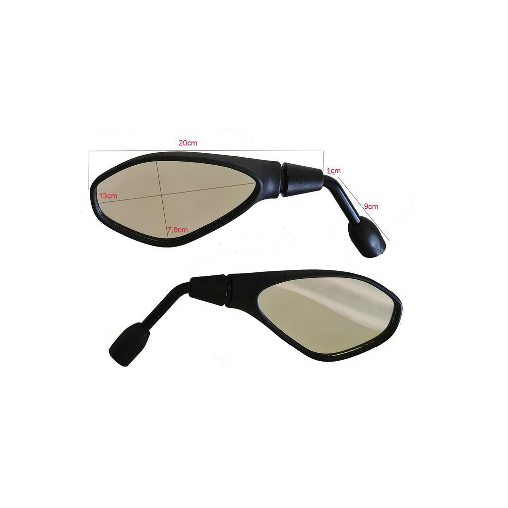 Espelho retrovisor haste curta mod. BMW p/ Bandit 650/1200/1250 par