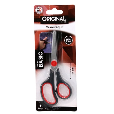 Tesoura Multiuso em Inox 5 1/2'' Basic Original 14cm