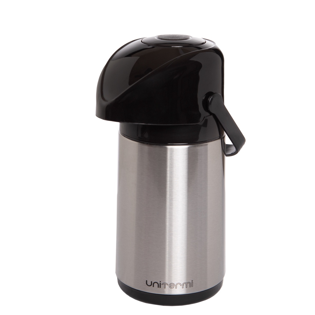 Garrafa Térmica Inox 600ml Bomba De Pressão Unitermi