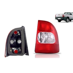 Lanterna Traseira Fiat Strada 2001 2002 2003 2004 Lado Direito Lado do Passageiro Rubi/Cristal