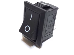 10x Chave Tik Tak KDC Preta Liga e Desliga 2P 2T KCD1-101 On Off TicTac Interruptor Para Luminárias Leds Lâmpadas Abajures