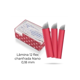Lâmina Tebori Flex Chanfrada (10 Unidades) Agulhas Todos Os Tamanhos