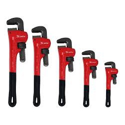 Kit Jogo 5 Chave Grifo 10 12 14 18 24 Pol Tubo Profissional - Ferramenta