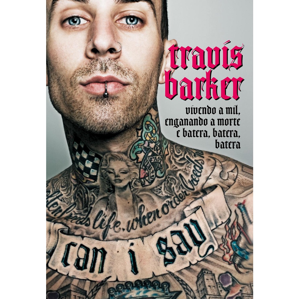 Livro blink 182 Travis Barker: vivendo a vida a mil enganando a mrte e batera batera batera