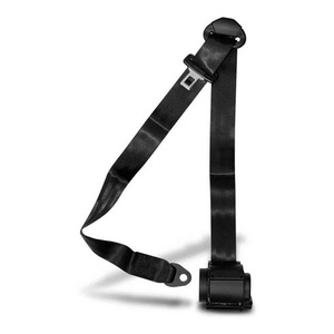 Cinto Segurança 3 Pontos Traseiro Retrátil Gol Palio Preto