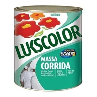 Massa Corrida  Pva Interior 900ml Lukscolor Revestimento de Paredes em Oferta na Shopee