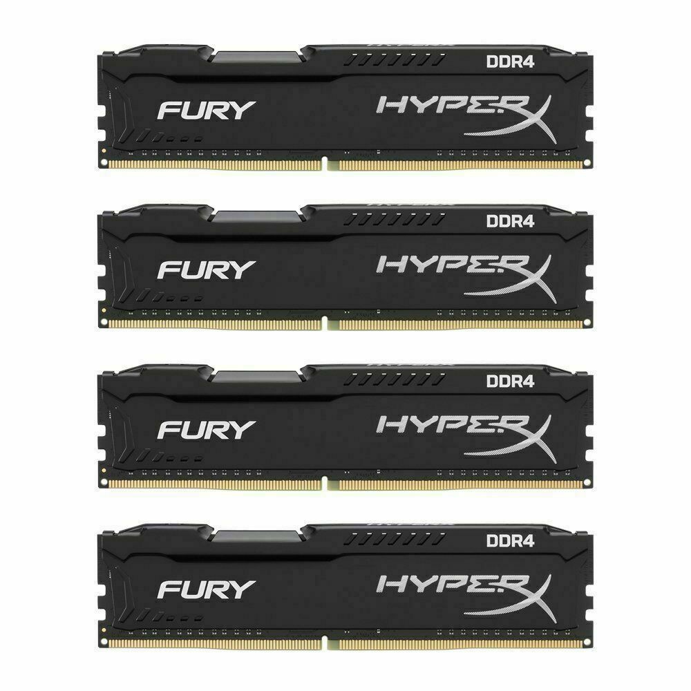 For Kingston Hyperx Fury Ddr4 4gb 16Gb 8Gb Ddr4 2400 / 2666 / 3200mhz Desktop Dimm Memória Ram Novo