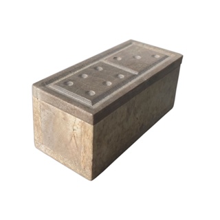 Domino De Pedra Sabão Natural Jogo Para Toda A Familia em Oferta na Shopee