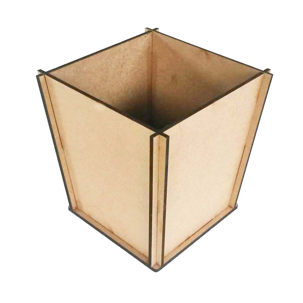 Kit com 5 Cachepot liso 12cm mdf decoração kit festa aniversário