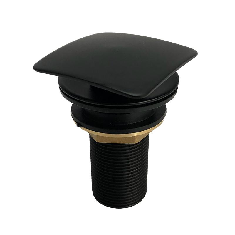 Válvula Click Quadrada Lavatório 7/8 Metal Black em Oferta na Shopee