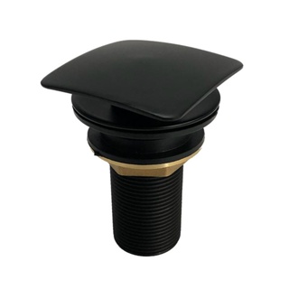 Válvula Click Quadrada Lavatório 7/8 Metal Black em Oferta na Shopee