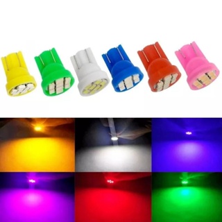 Lâmpada Led T10 12 Volts 8 LEDs pingo Led.(Branco, Ice BLUE, Pink, Vermelha, Azul, Verde, Amarela) em Oferta na Shopee