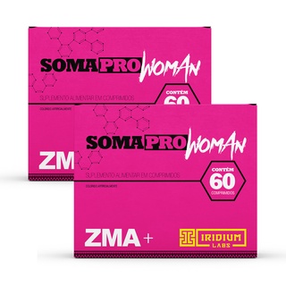 Kit 2x Soma Pro Woman ZMA® Pré Hormonal - 60 Comprimidos