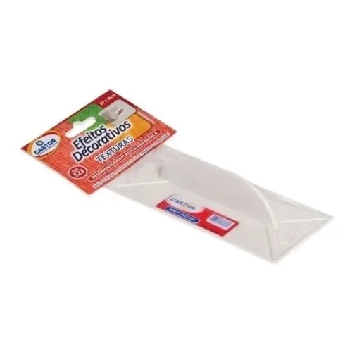 Desempenadeira PVC 7 X 16 CM - Para Textura -  MARCA CASTOR