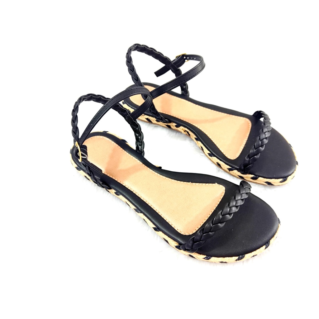 Sandalia Rasteira Feminina Trança Rasteirinha Mule Confortavel Lançamento Sapatos Femininos Casual
