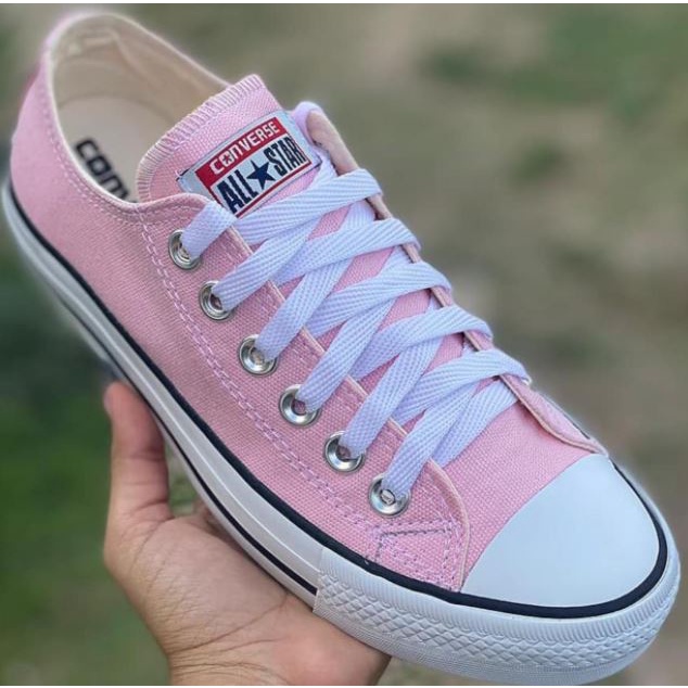 All Star Azul Bebe Barato Cano Baixo Feminino Super Promocao Envio Imediato Shopee Brasil