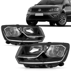 Farol Saveiro 2017 2018 2019 2020 Gol Voyage G8 2018 2019 2020 Foco Duplo Cromado
