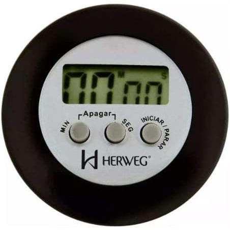 Timer Digital Contagem Regressiva Alarme Sonoro Herweg 3308p